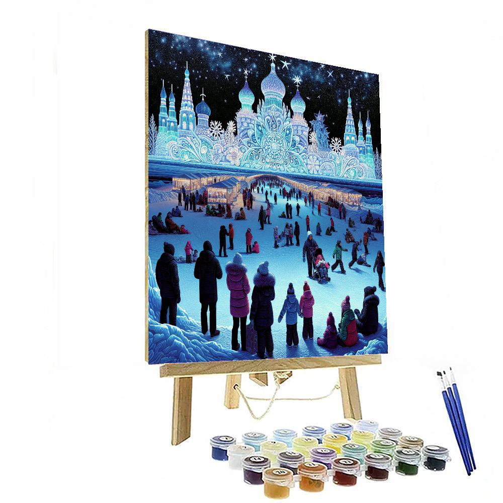 Snow And Ice Festival - Japan Paint By Number
