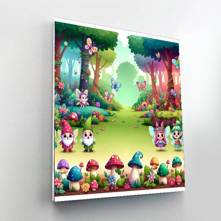 Mystic Forest Fantasy Painting By Numbers Kit