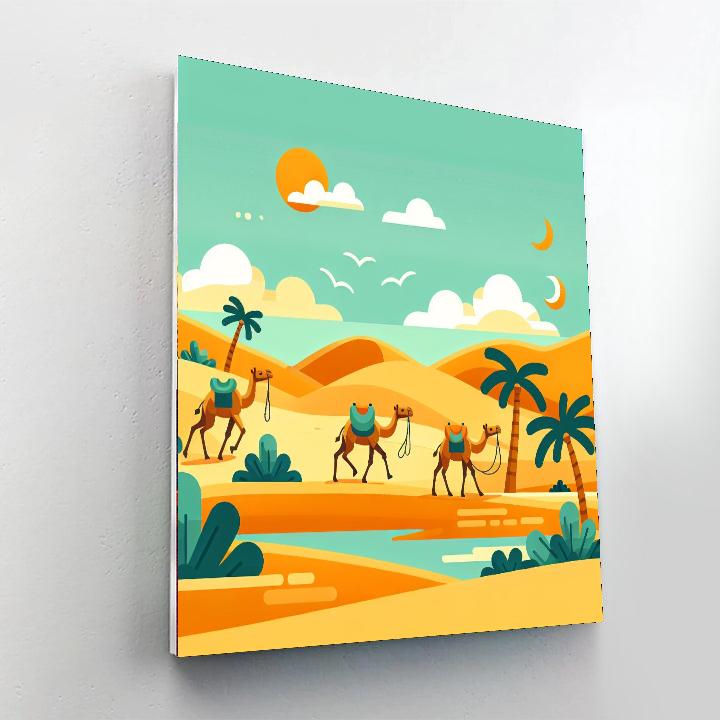 Desert Safari Discovery Numbered Painting Kits