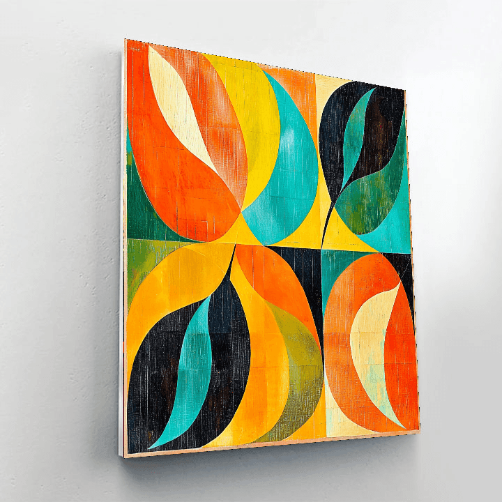 Matisse Inspired Abstract Flow  Numbered Painting Kits
