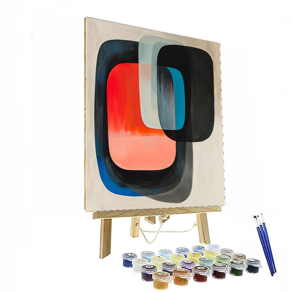 Joan Miró Inspired The Mysterious Void  Paint By Numbers Art