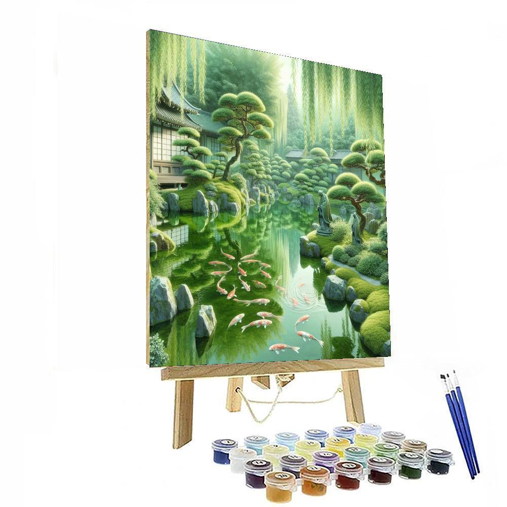 Serene Japanese Retreat Paint By Number