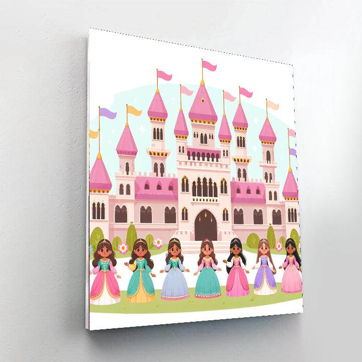 Dreamy Princess Palace Paint By Numbers Kits