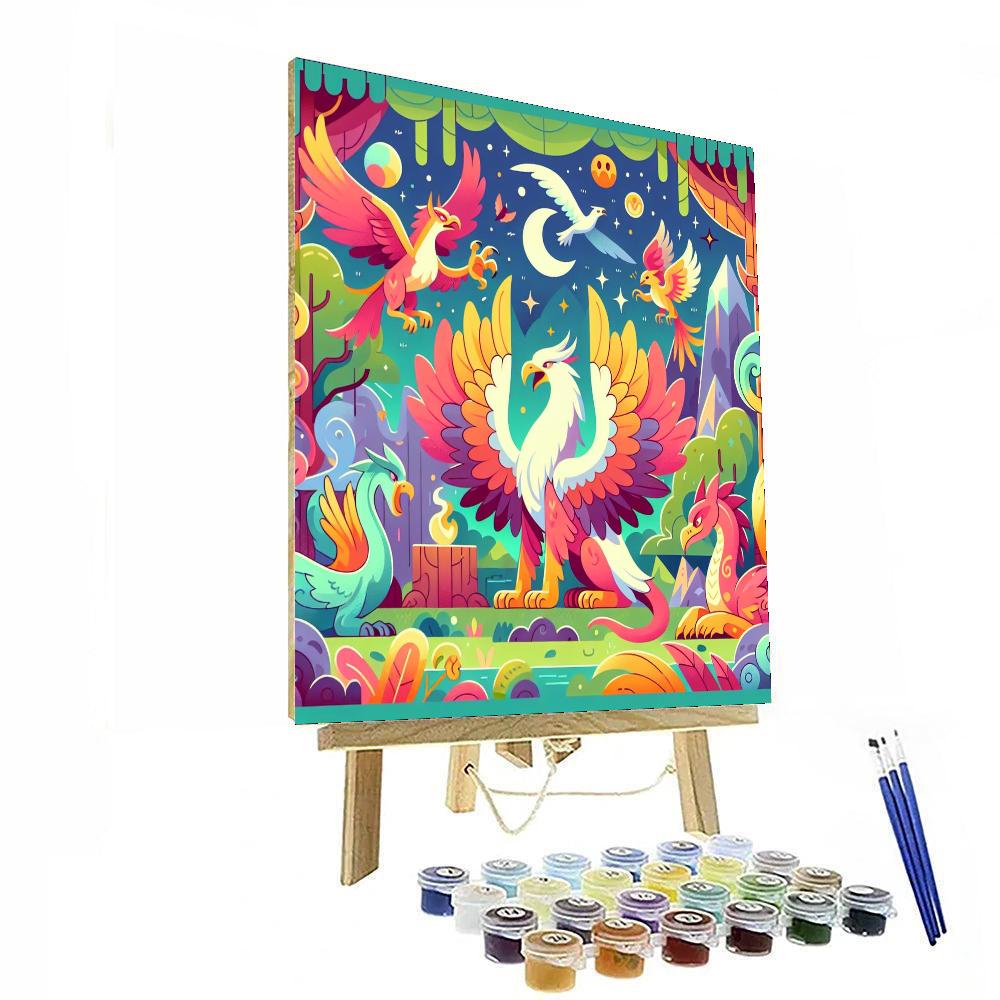 Mythical Creature Odyssey Painting By Numbers Kit