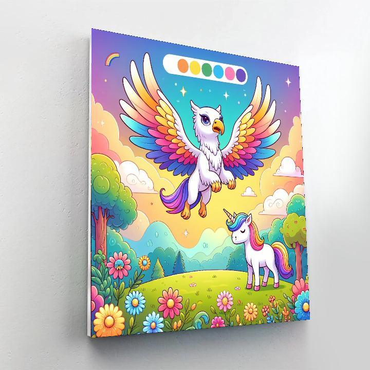 Mythical Creatures Safari Painting Number Kit