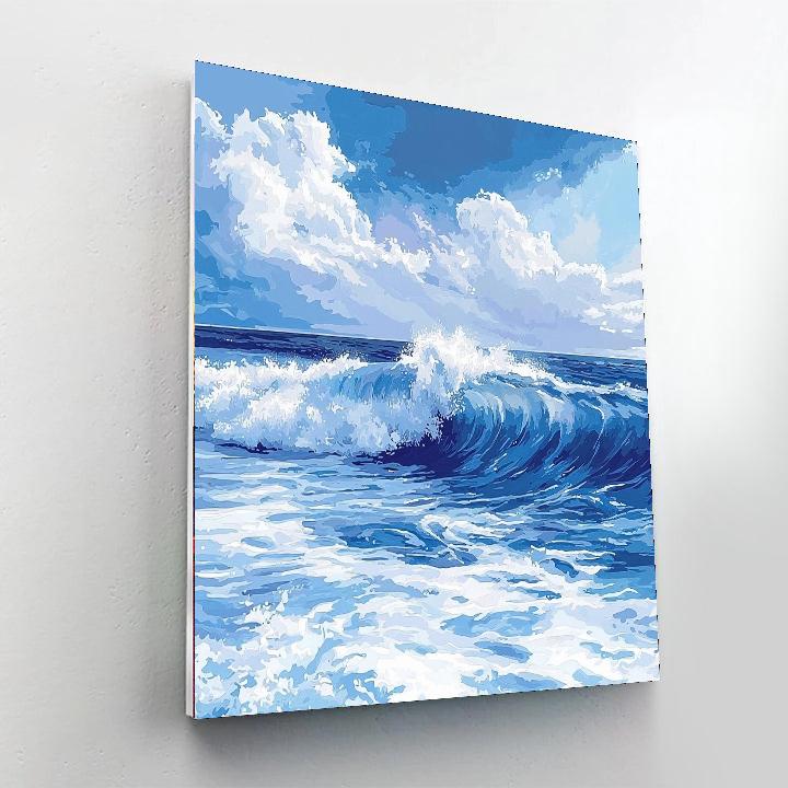 Edgar Degas Inspired Calm Among Waves  Painting Number Kit