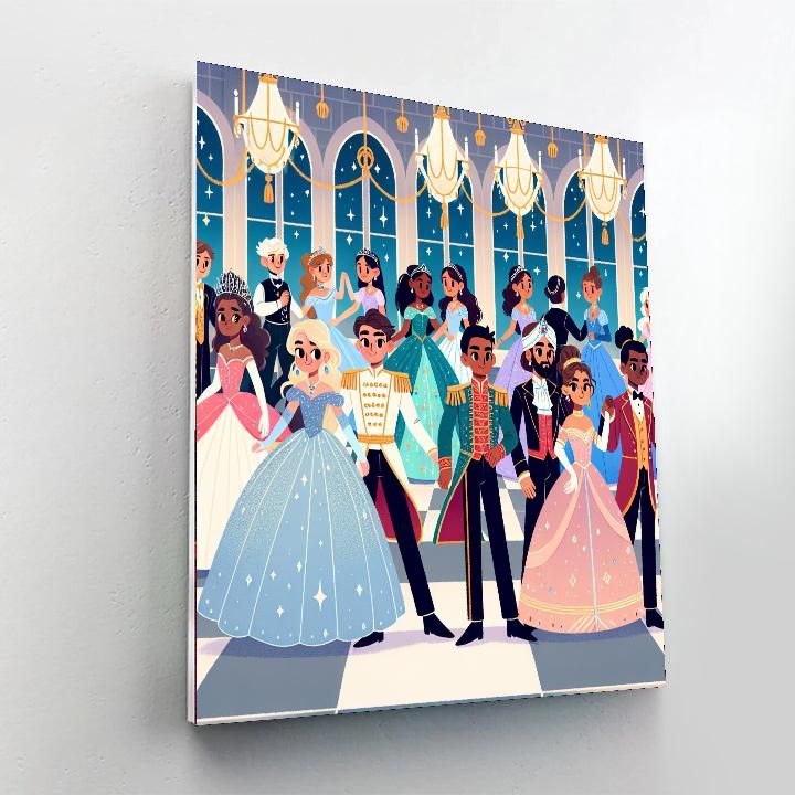 Magical Kingdom Ball Painting Number Kit