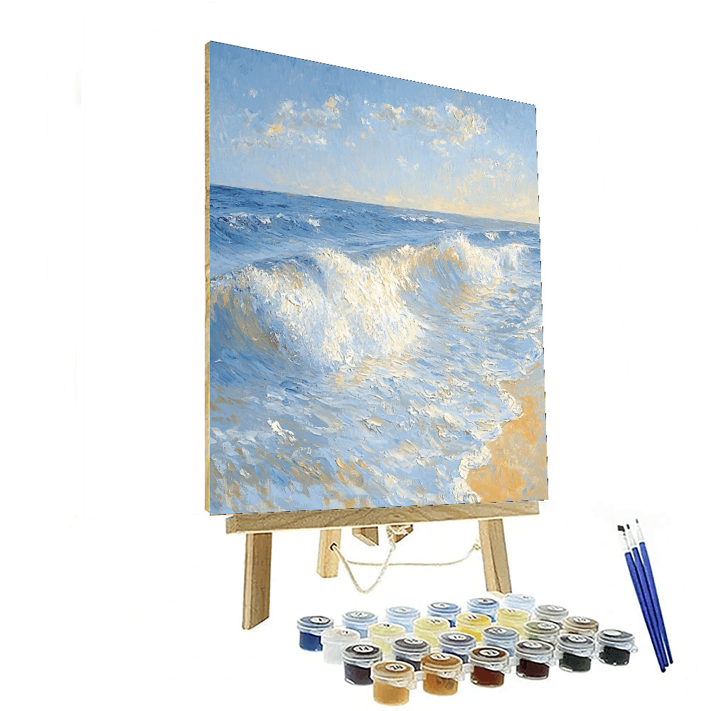 Claude Monet Inspired Ocean Whispers  Paint By Color