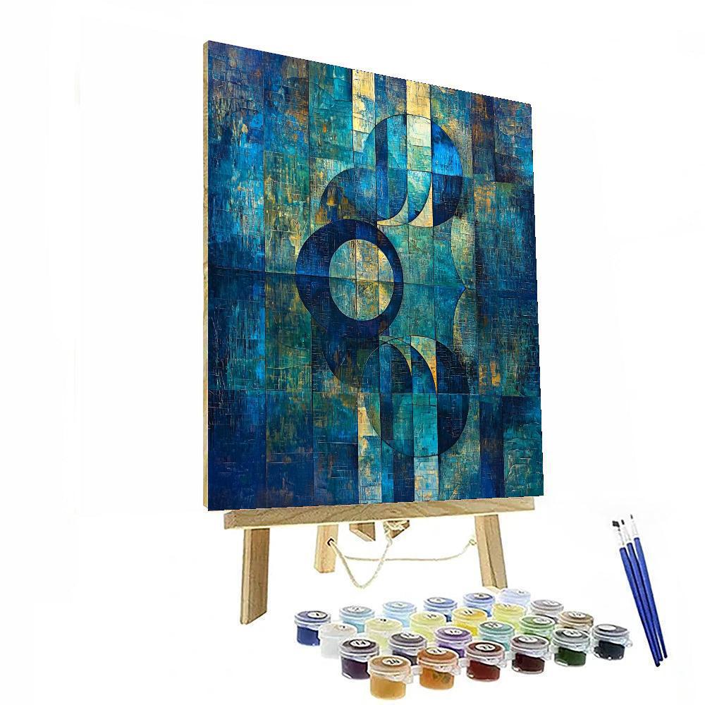 Max Ernst Inspired Reflections Of The Abyss  Paint By Numbers Kits