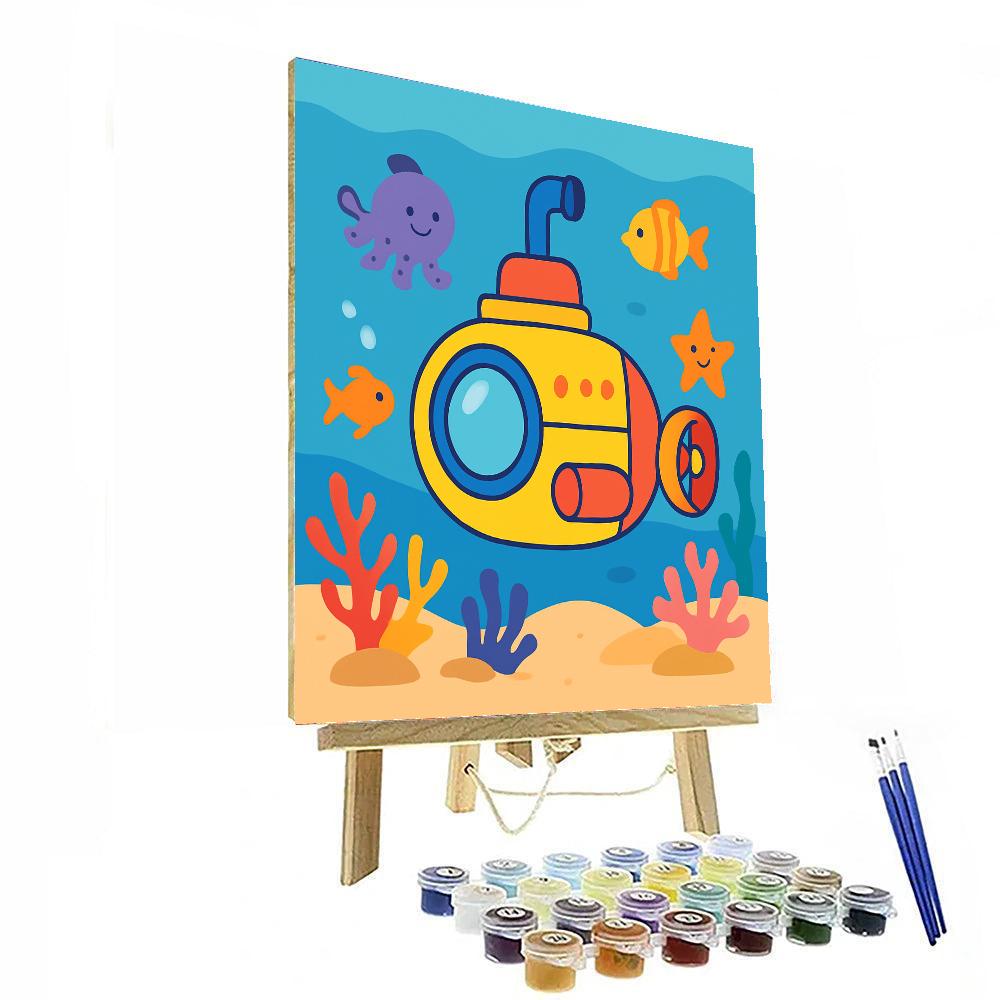 Ocean Explorer Submersible Paint By Numbers