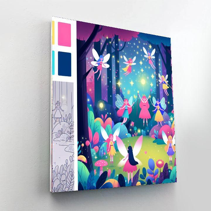 Mystic Enchanted Woods Painting By Numbers Kit