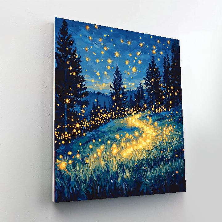 Catching Fireflies Paint By Number