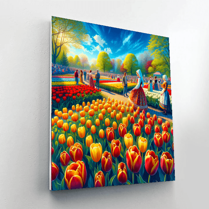 Tulip Time Festival - Holland, Michigan, Usa Paint By Number