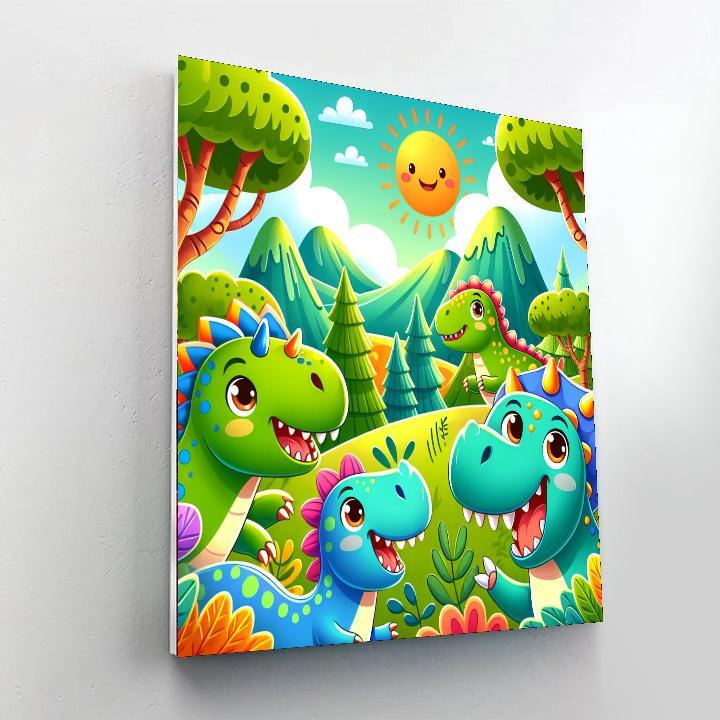 Dino Discovery Adventures Paint By Numbers Kits