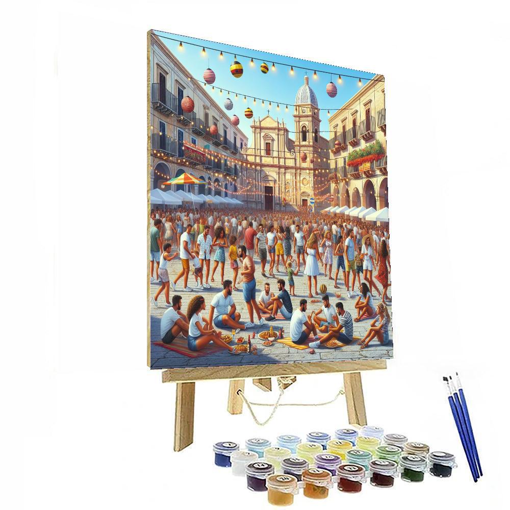 Feast Of The Assumption - Italy Number Painting