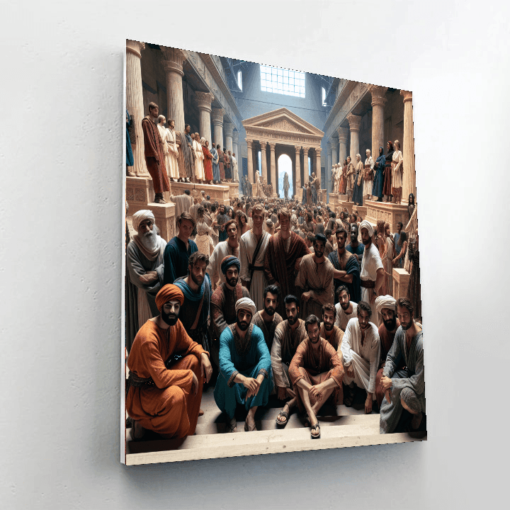 The International Festival Of Ancient Art Number Painting