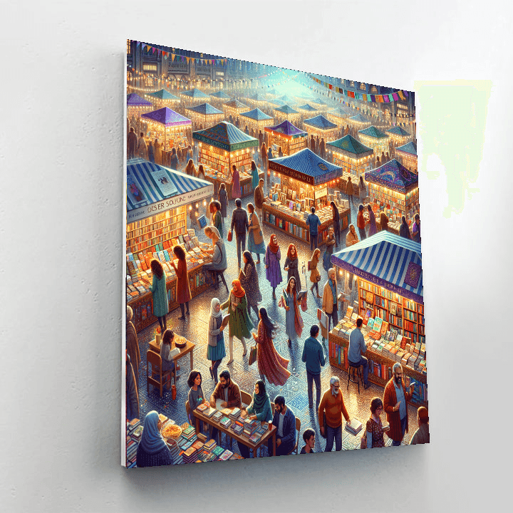 Kolkata Book Fair - India Painting By Numbers Kit