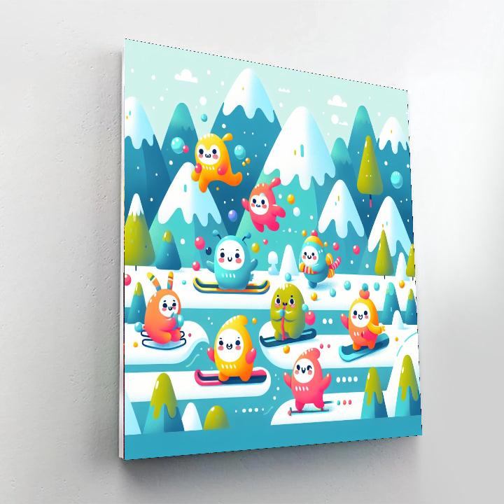 Mystical Mountain Mirth Numbered Painting Kits