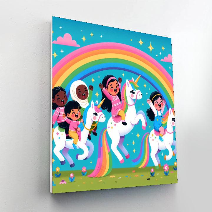 Magic Unicorn Adventures Painting Number Kit