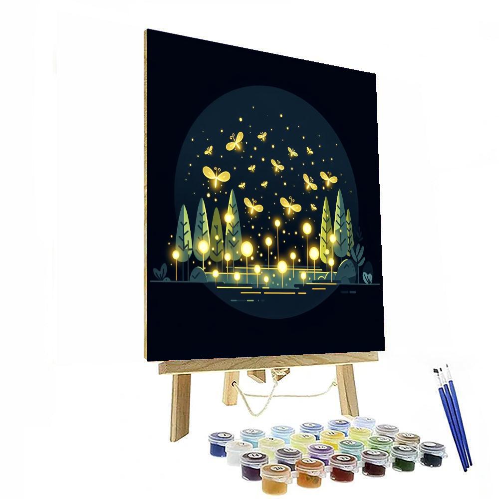 Fantasy Firefly Festival Paint By Numbers