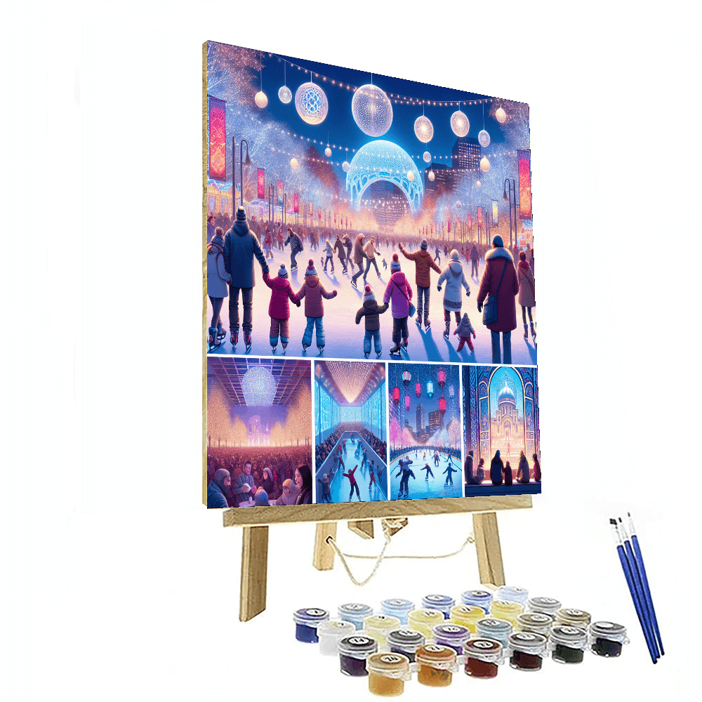 Montreal En Lumiere DIY Paint By Numbers