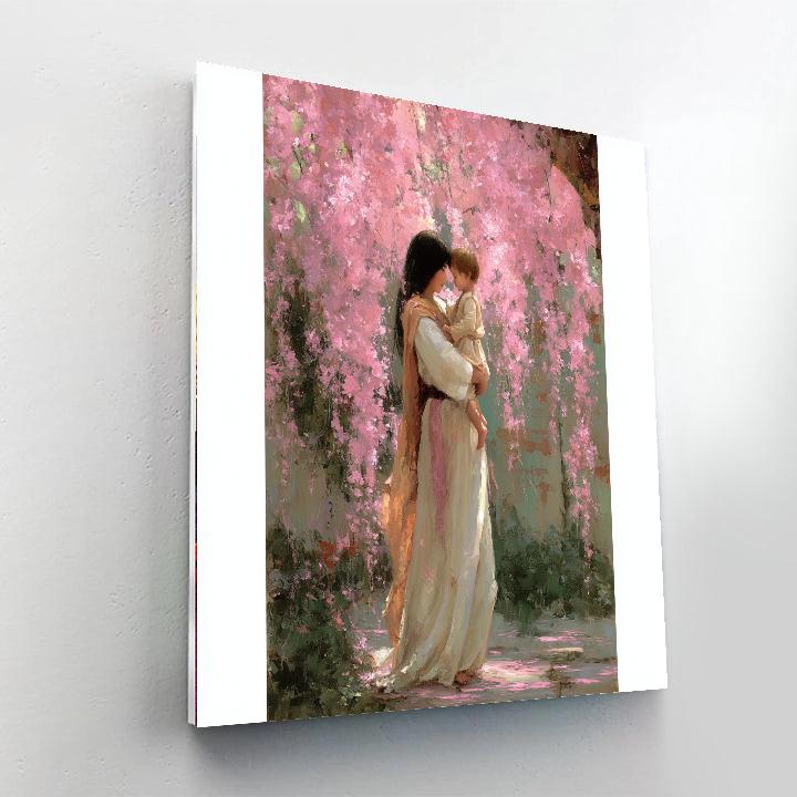 Embrace In Blossoms Paint By Numbers Kits