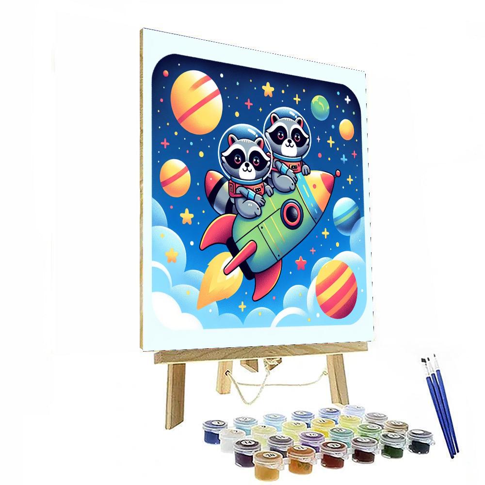 Rocket Raccoon Mission Numbered Painting Kits