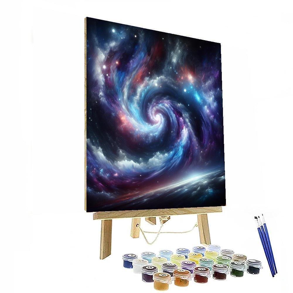 Cosmic Galaxy Odyssey Paint By Color