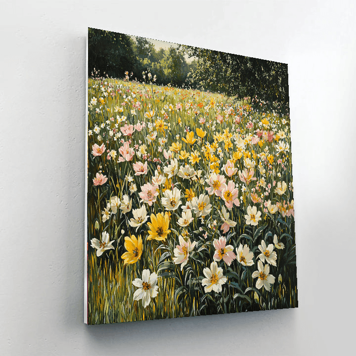 John Singer Sargent Inspired Peaceful Meadow Afternoon  Paint By Color