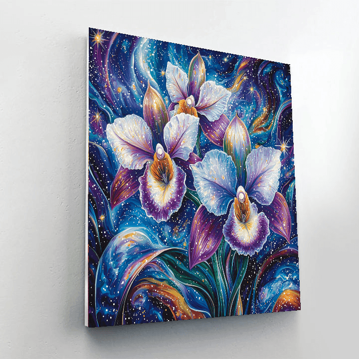 Georgia O'Keeffe Inspired Space Orchid Symphony  Paint By Numbers Kits