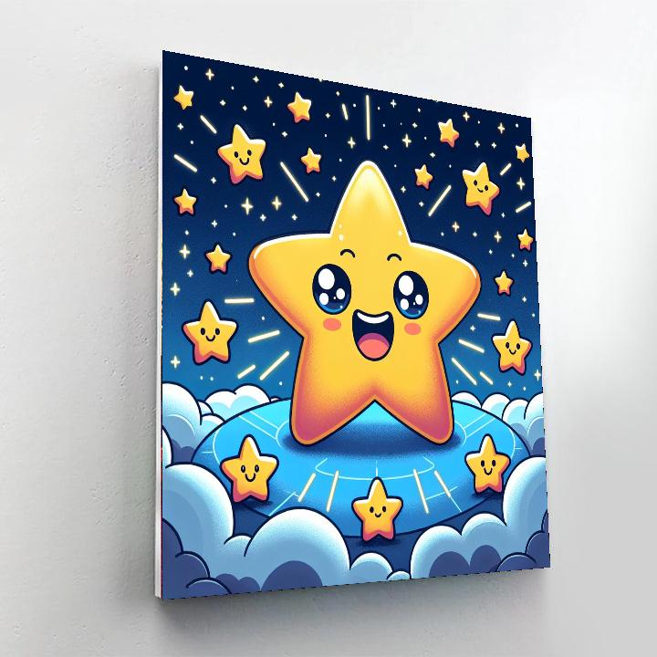Sassy Star Paint By Numbers Art