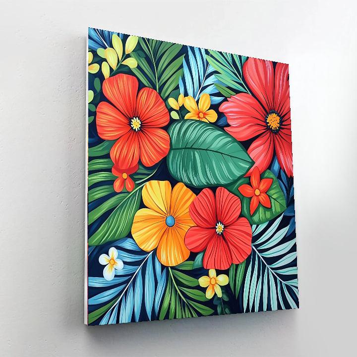 Frida Kahlo Inspired Wild Soulscape  Paint By Color