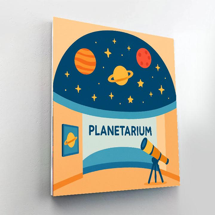Celestial Planetarium Night Paint By Color