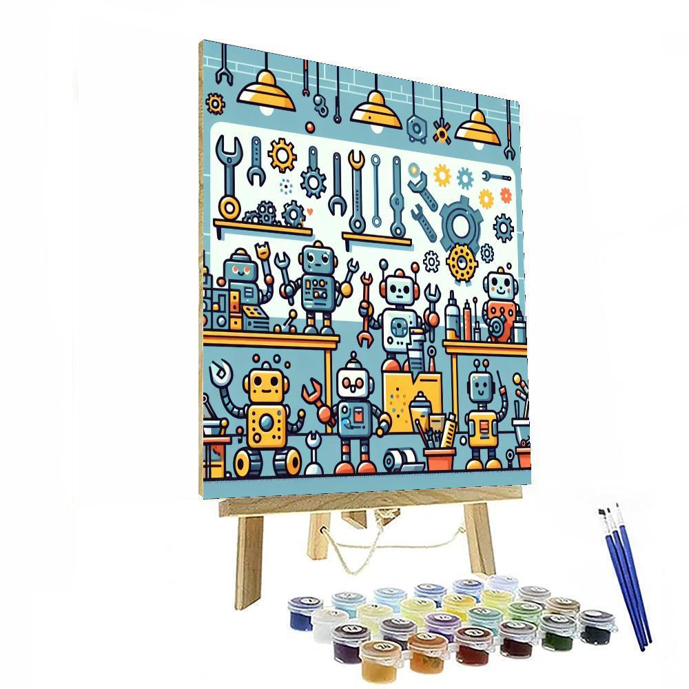 Robotics Laboratory DIY Paint By Numbers