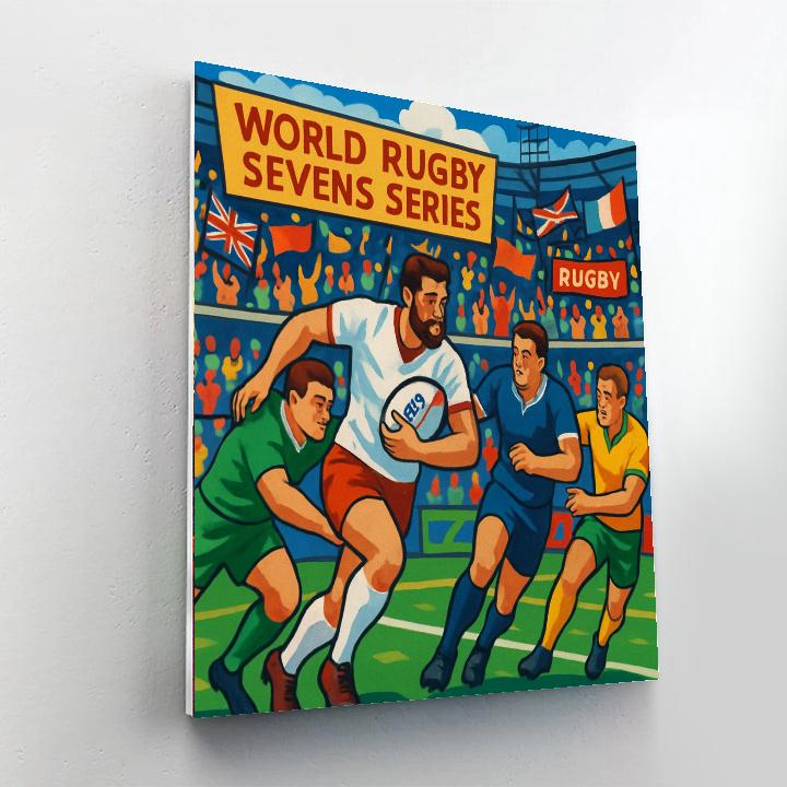 World Rugby Sevens Series DIY Paint By Numbers