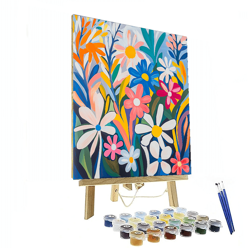 Henri Matisse Inspired Floral Melodies  Paint By Numbers Kits