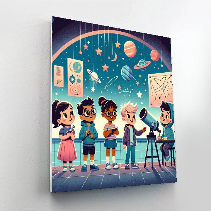 Cosmic Quest For Knowledge Painting Number Kit