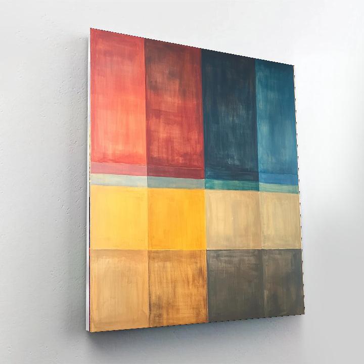 Mark Rothko Inspired Elemental Essence  DIY Paint By Numbers