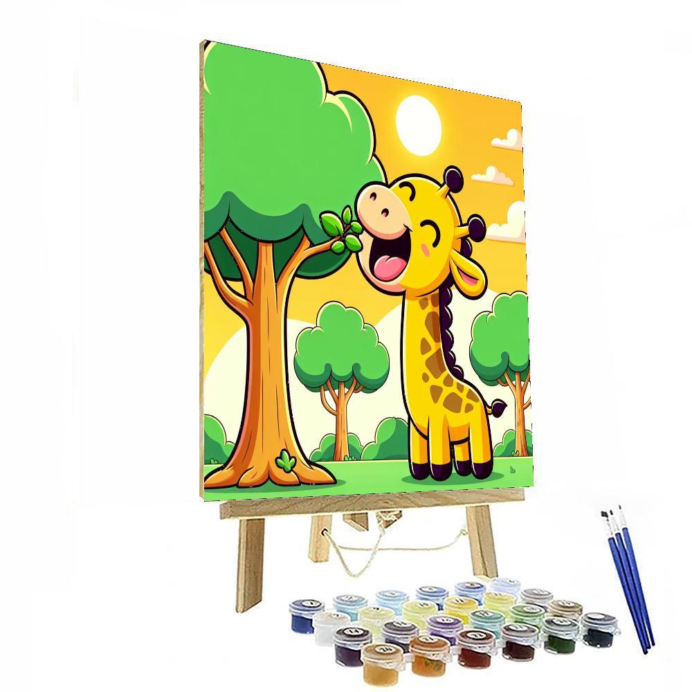Giggle Giraffe Paint By Number