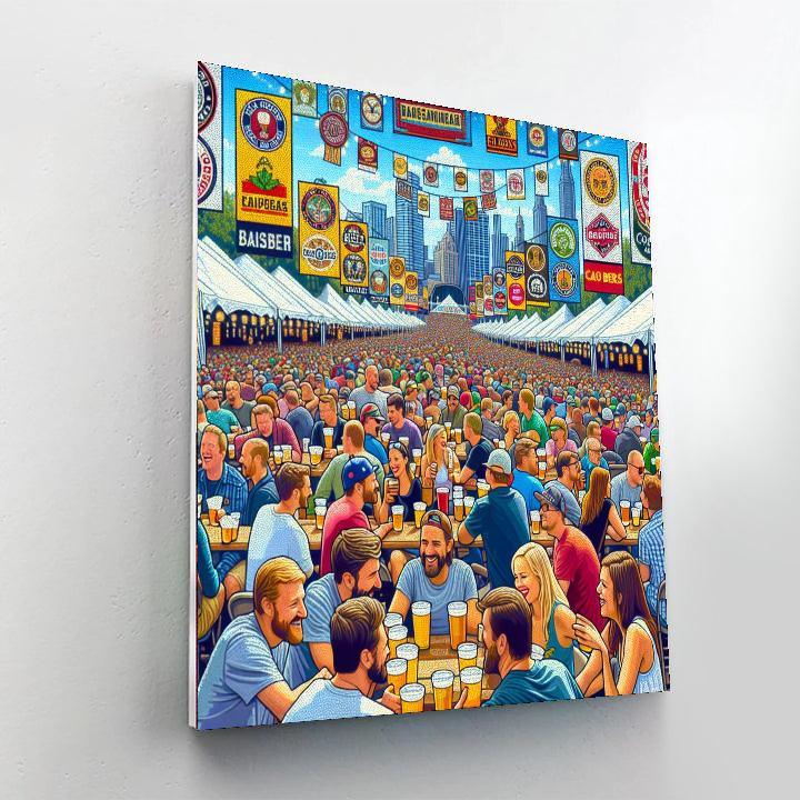 The Great American Beer Festival - Denver Paint By Numbers Kits