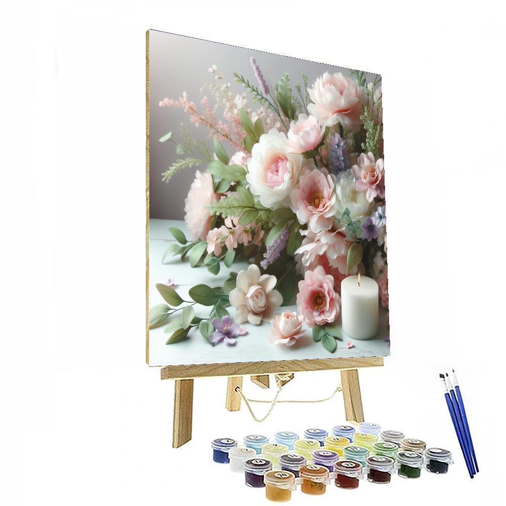 Serene Floral Bliss Paint By Numbers