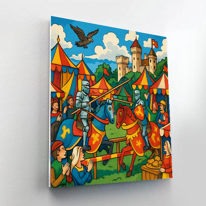 Jousting Festival - England Paint By Number