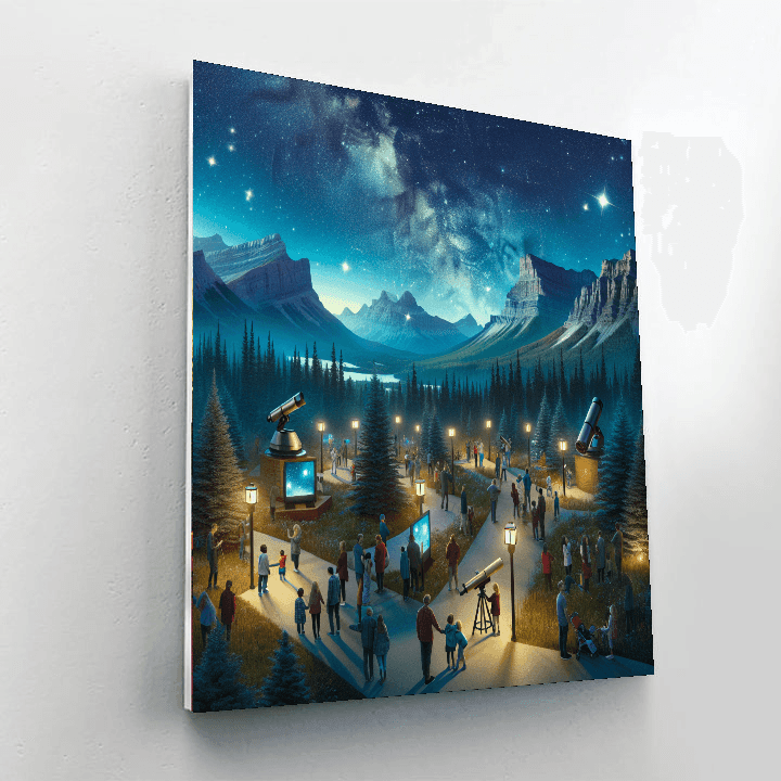 Jasper Dark Sky Festival - Canada Paint By Number