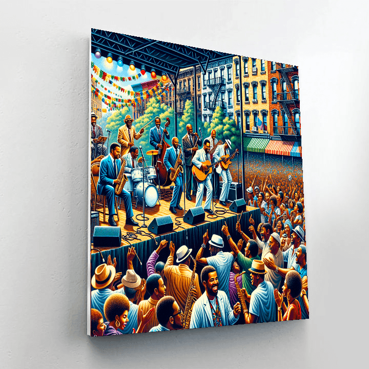 Harlem Jazz Festival Numbered Painting Kits