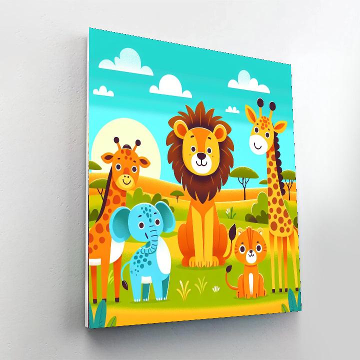 Super Safari Expedition Paint By Numbers