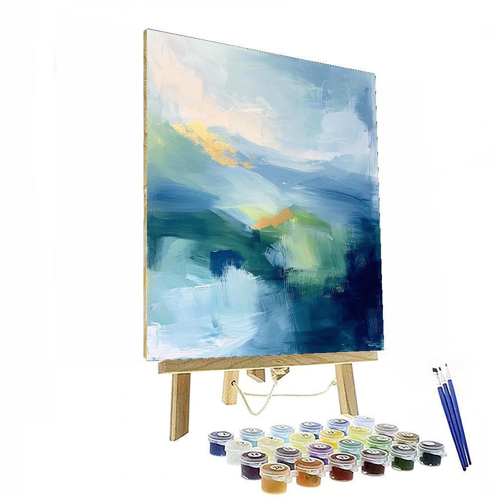 Jean-Michel Basquiat Inspired Ebb And Flow  Paint By Color