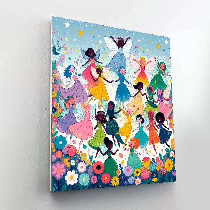 Joyful Fairyland DIY Paint By Numbers