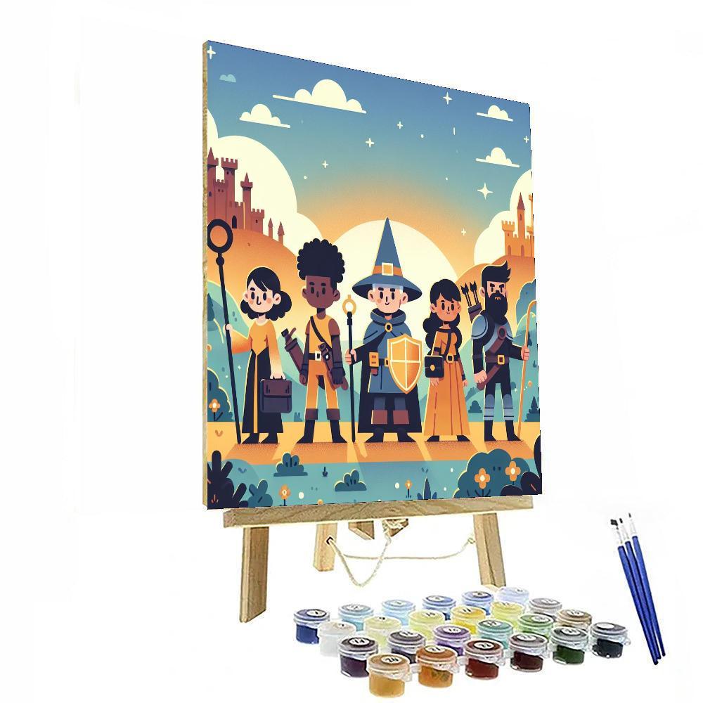 Fantasy Castle Journey Paint By Numbers