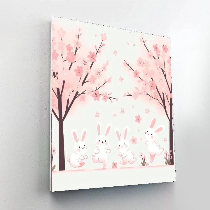Cherry Blossom Chase Paint By Color