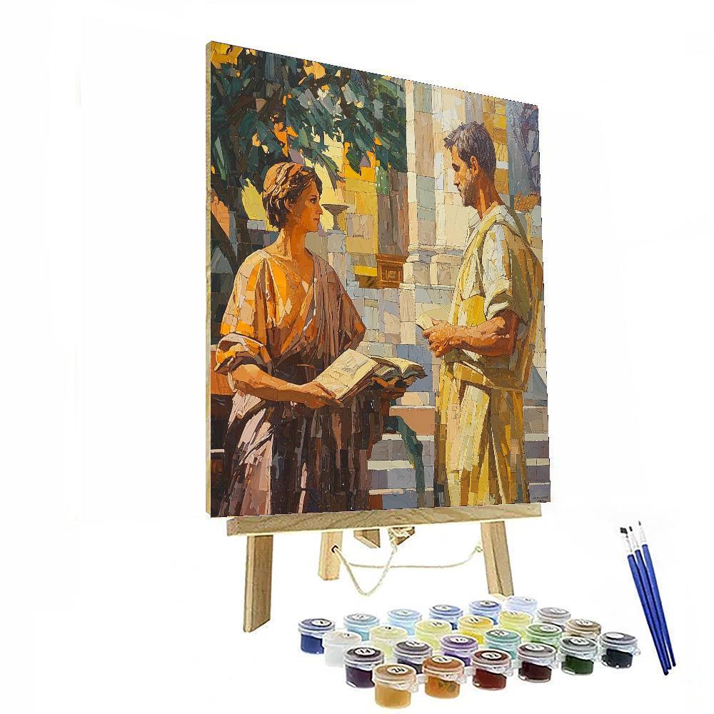 Raphael Inspired Renaissance Splendor  Painting By Numbers Kit